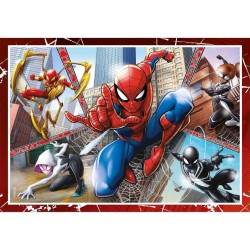 Puzzle 4 en 1 Spiderman Trio en action Clementoni