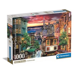 Puzzle 1000 pièces Villes de San Francisco Clementoni