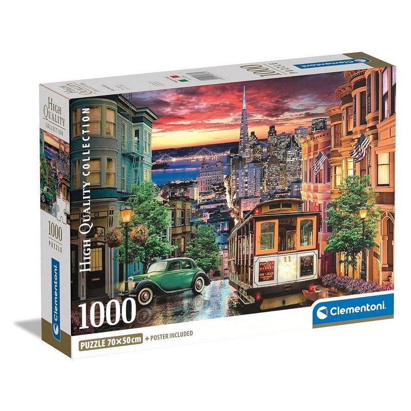 Cities San Francisco 1000-piece puzzle Clementoni