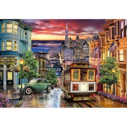 Cities San Francisco 1000-piece puzzle Clementoni