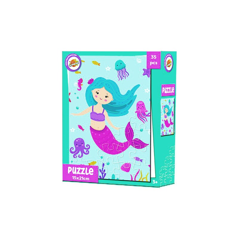 Mini Puzzle Sirène 35 pièces