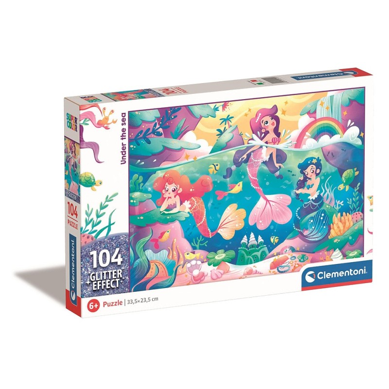 Sell≈ë Sous la mer 104 db-os Puzzle à paillettes Clementoni