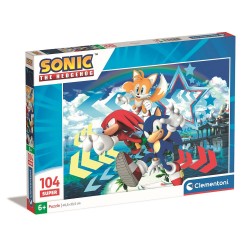 Sonic the Hedgehog Star 104 piece Clementoni puzzle