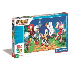 Sonic le hérisson Amy Rose Sonic, le puzzle hérisson 104 pièces Clementoni