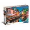 Puzzle 500 db-os de la vieille ville de Strasbourg Clementoni