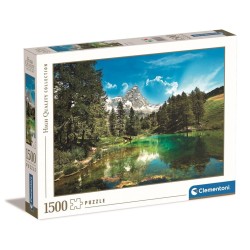 Puzzle 1500 pièces Cities Blue Lake Nouvelle-Zélande Clementoni