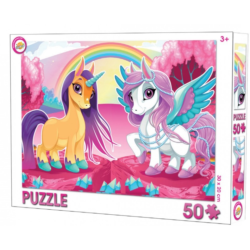 Puzzle Licorne 50 pièces