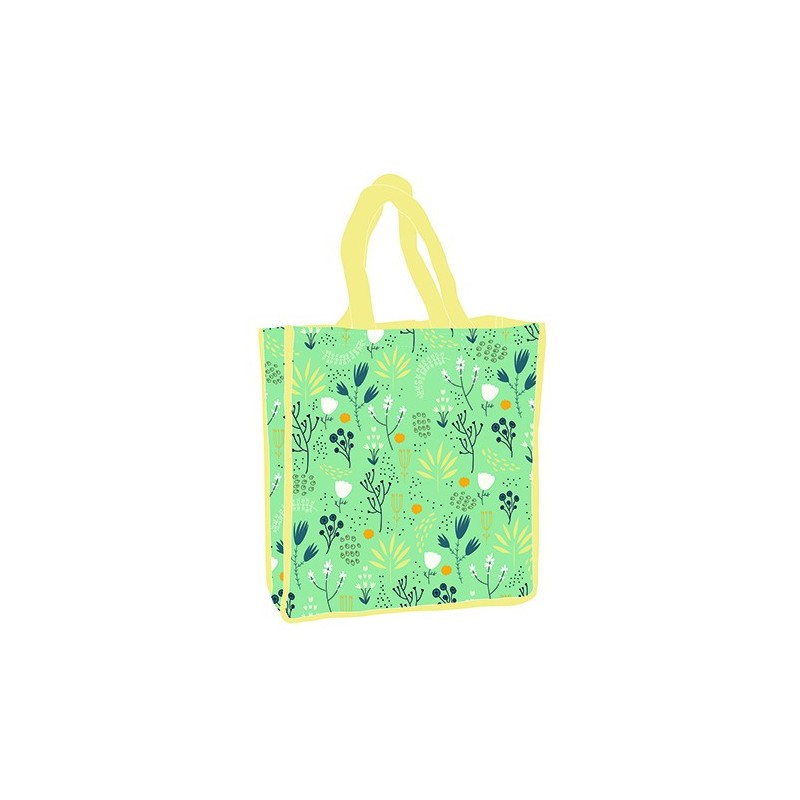 Flower Green shopping bag 34 cm