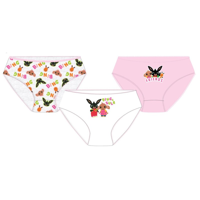 Lot de 3 slips pour enfants Bing & Sula