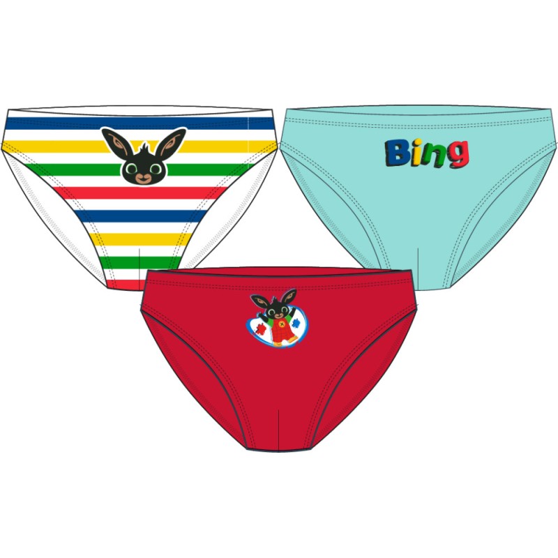 Bing children’s underwear, bottom 3 pieces/package 92-110 cm