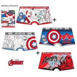 Boxer pour enfants Avengers 2 pièces/pack