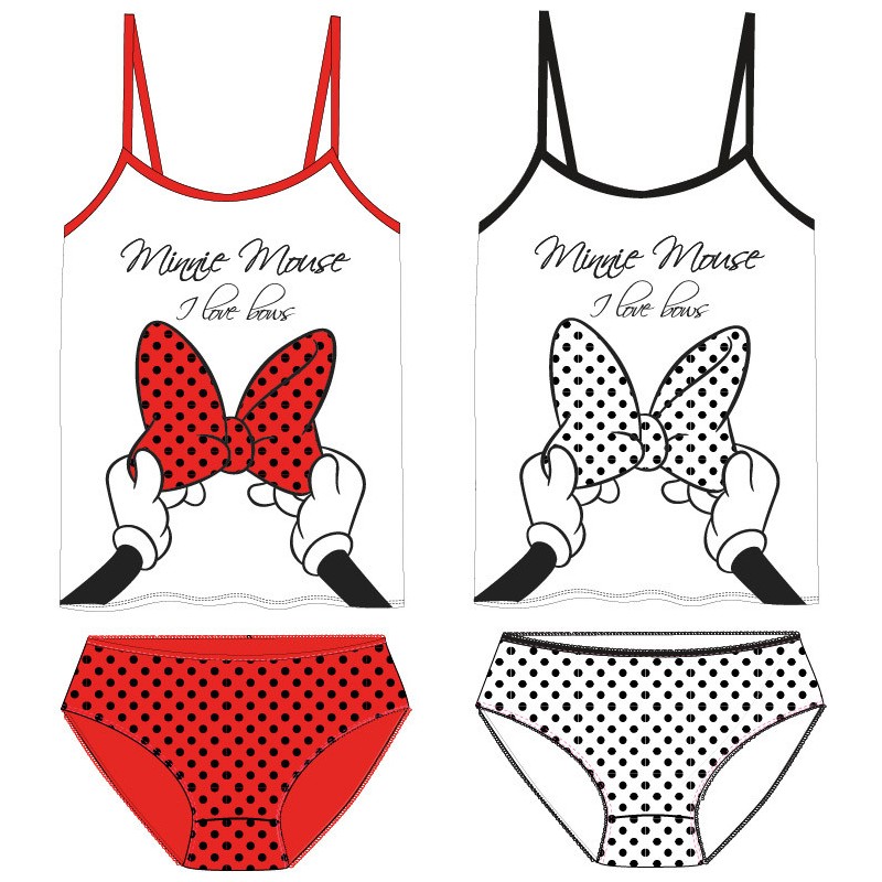 Disney Minnie  tank top + panty set 110-140 cm