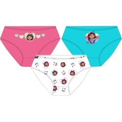 Gabby's Dollhouse children's underwear, panties 3 pieces/pack 104-134 cm