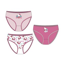 Sous-vêtements et culottes pour enfants Hello Kitty Cheer, lot de 3 pièces