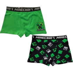 Lot de 2 boxers Minecraft pour enfants