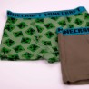 Lot de 2 boxers Minecraft pour enfants de 6 à 12 ans