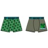 Lot de 2 boxers Minecraft pour enfants de 6 à 12 ans