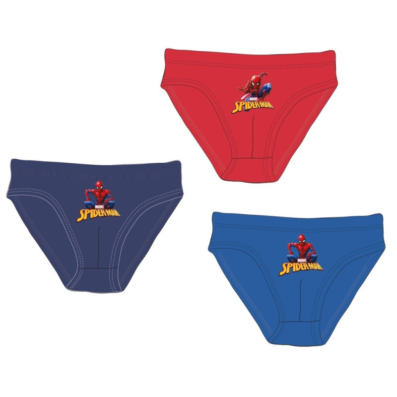 Spiderman children's underwear, 3 pieces/package