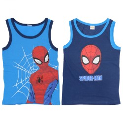 Lot de 2 débardeurs pour enfants Spiderman 122-140 cm