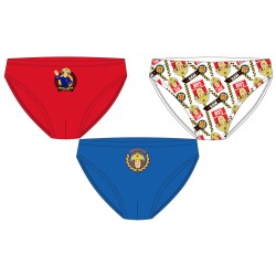 Sous-vêtements pour enfants Fireman Sam Blaze, lot de 3 pièces