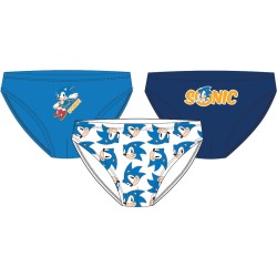 Sonic the Hedgehog Sonic the Hedgehog Blue Kids Underwear, 3-pack