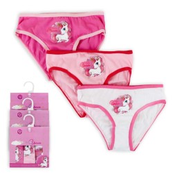 Sous-vêtements pour enfants Princesse Licorne, slips 3 pièces/paquet