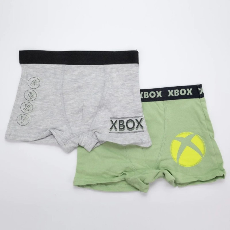 Boxer pour enfants Xbox, lot de 2 pièces, 6 à 12 ans