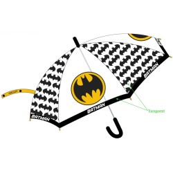 Parapluie semi-automatique transparent Batman pour enfants √ò78 cm