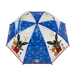 Parapluie transparent pour enfants Bing Blue √ò72 cm