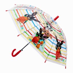 Parapluie semi-automatique transparent pour enfants Bing ‚åÄ74 cm