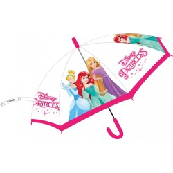 Parapluie Semi-Automatique Transparent Disney Minnie Disney Princesses pour Enfants √ò74 cm