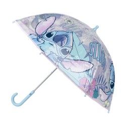 Disney Lilo and Stitch Hibiscus children's transparent umbrella Ø71 cm