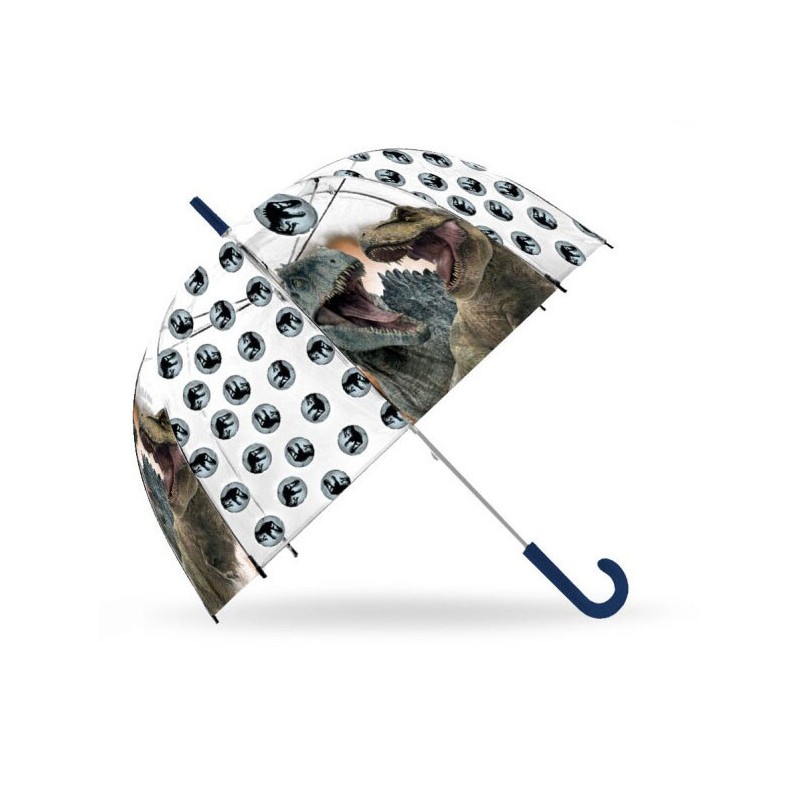 Jurassic World children's transparent semi-automatic umbrella Ø70 cm