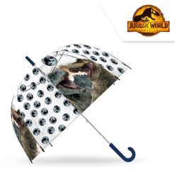 Jurassic World children's transparent semi-automatic umbrella Ø70 cm