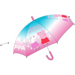 Peppa Pig kids' semi-automatic umbrella Ø74 cm