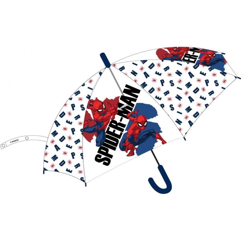 Spiderman children's semi-automatic transparent umbrella Ø74 cm