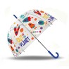 Space transparent children's semi-automatic umbrella Ø70 cm