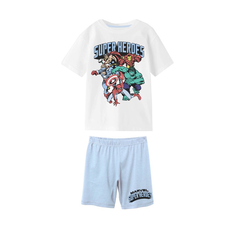 Pyjama court enfant Avengers 92-128 cm