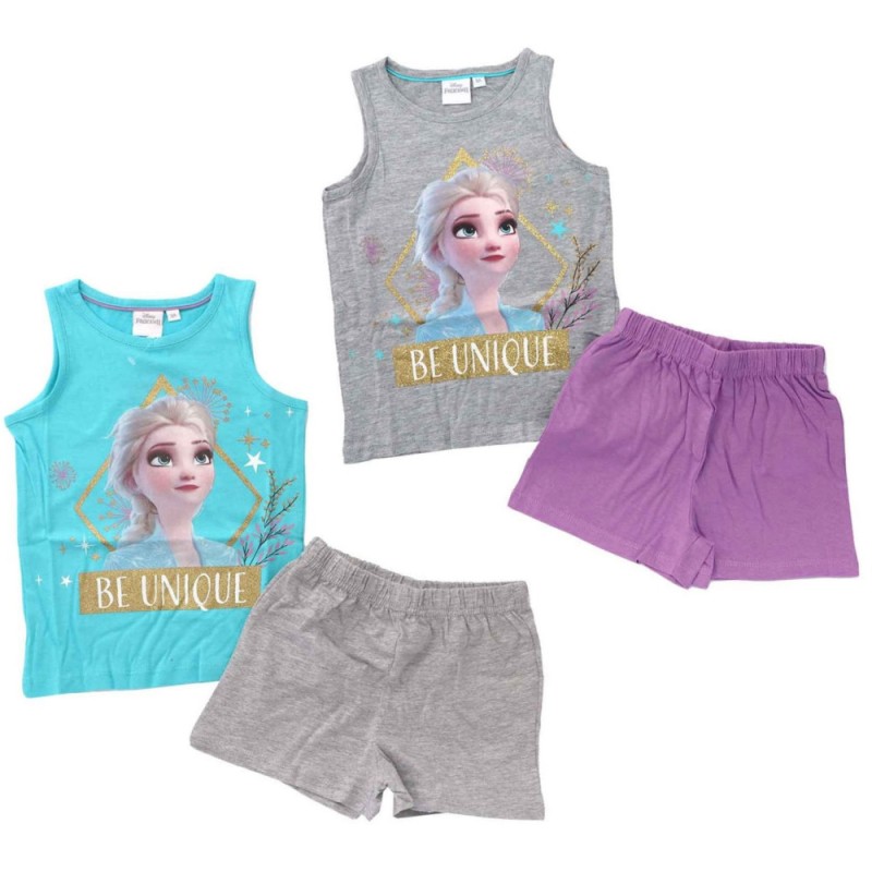 Pyjama court enfant Disney Frozen 3-8 ans