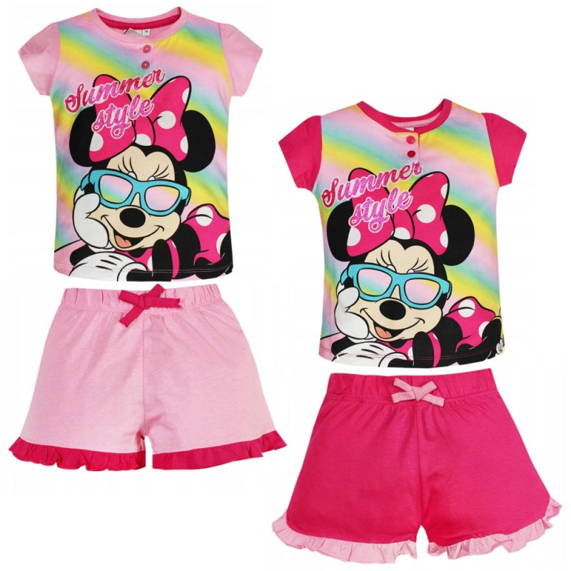 Disney Minnie  children's short pajamas in gift box 3-8 years