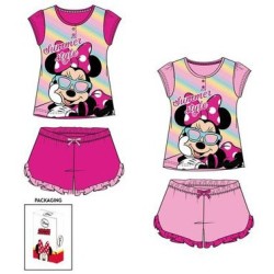 Disney Minnie  children's short pajamas in gift box 3-8 years