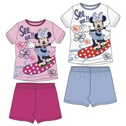 Pyjama court Disney Minnie Sea pour enfants de 3 à 8 ans