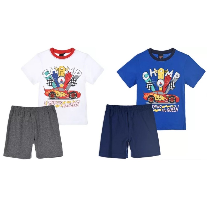 Pyjama court enfant Disney Cars 3-8 ans