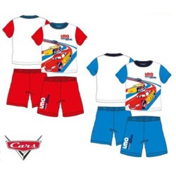 Pyjama court Disney Cars pour enfants de 3 à 8 ans