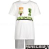 Minecraft children's short pajamas 4-12 years