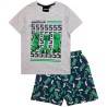 Minecraft children's short pajamas 6-12 years