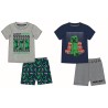 Minecraft children's short pajamas 6-12 years