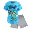 Pyjama court Minecraft pour enfant 6-12 ans