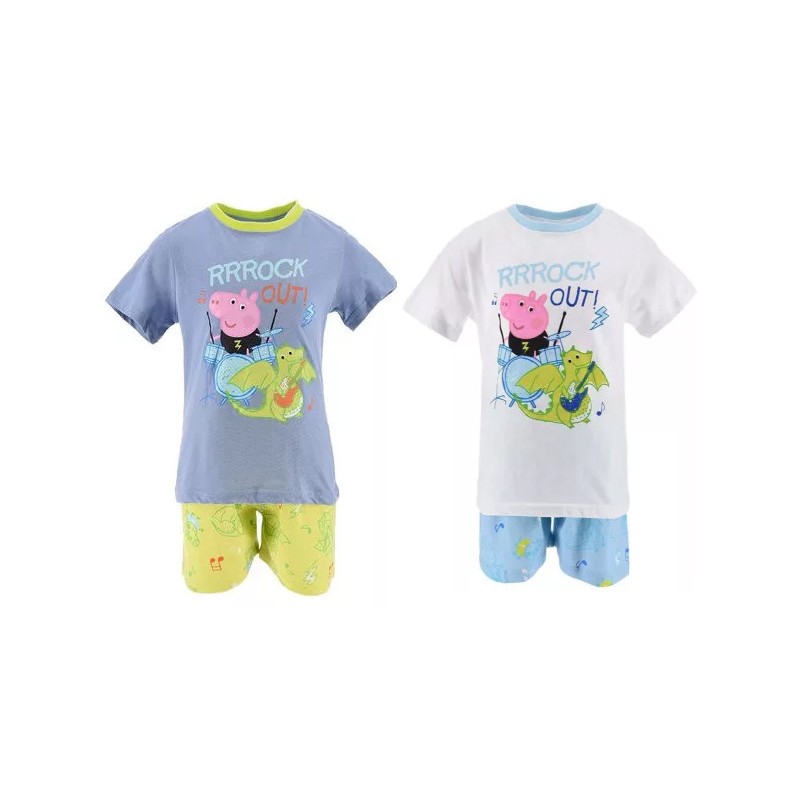 Pyjama court Peppa Pig pour enfant 3-6 ans