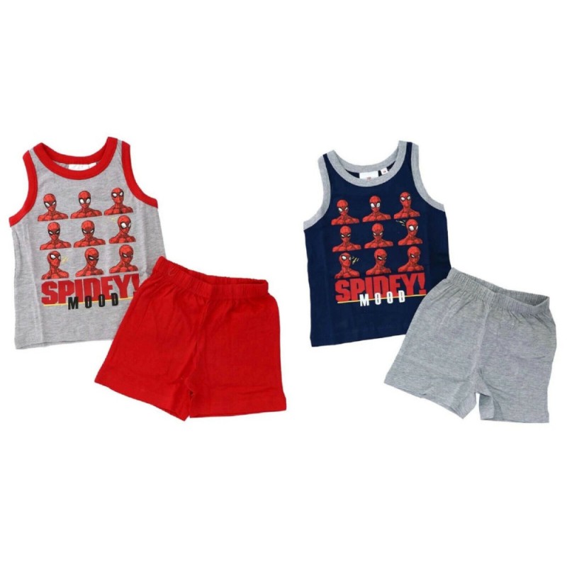 Pyjama court Spiderman pour enfant 3-8 ans